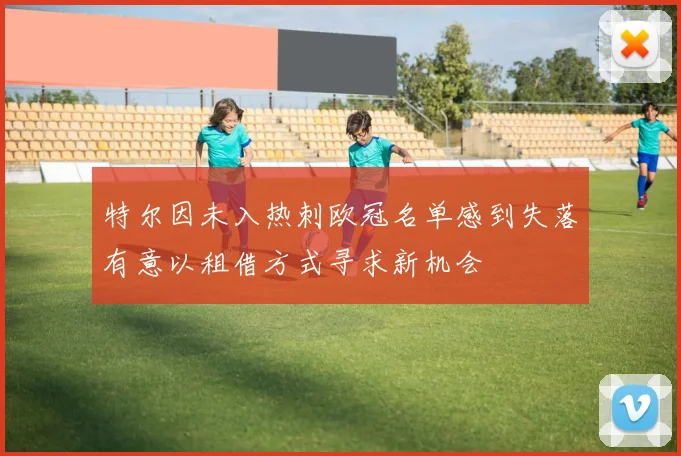 特尔因未入热刺欧冠名单感到失落有意以租借方式寻求新机会
